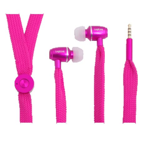 LogiLink HS0026 casque Avec fil Ecouteurs Appels/Musique Rose