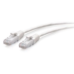 C2G 1ft (0.3m) Cat6a Snagless Unshielded (UTP) Slim Ethernet Patch Cable - White