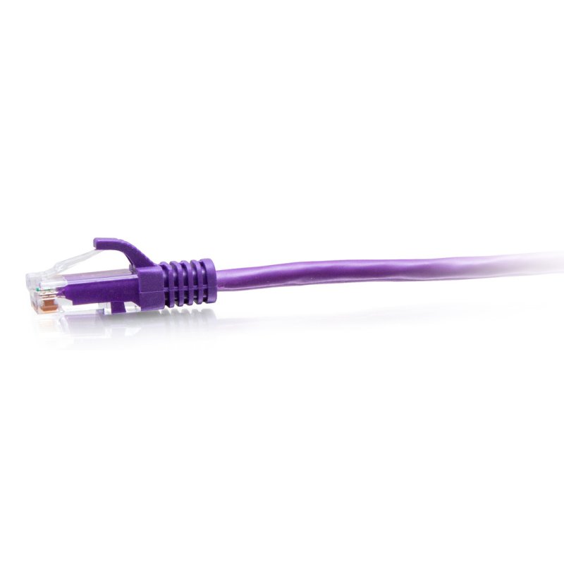 5FT/1.5M CAT6A SLIM PATCH 28AWG PURPLE