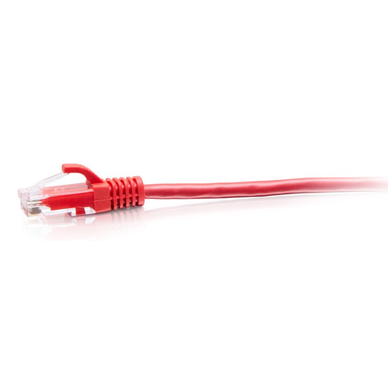 5FT/1.5M CAT6A SLIM PATCH 28AWG RED