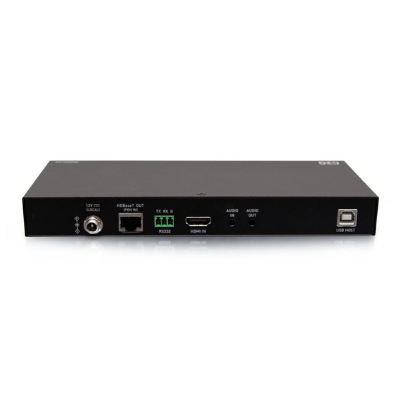 C2G HDMI HDBaseT 3,5 mm, USB-B à A, et RS232 sur boîtier d’extension émetteur Cat vers boîtier récepteur - 4K