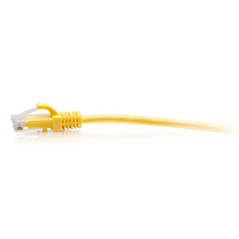 7FT/2.1M CAT6A SLIM PATCH 28AWG YELLOW