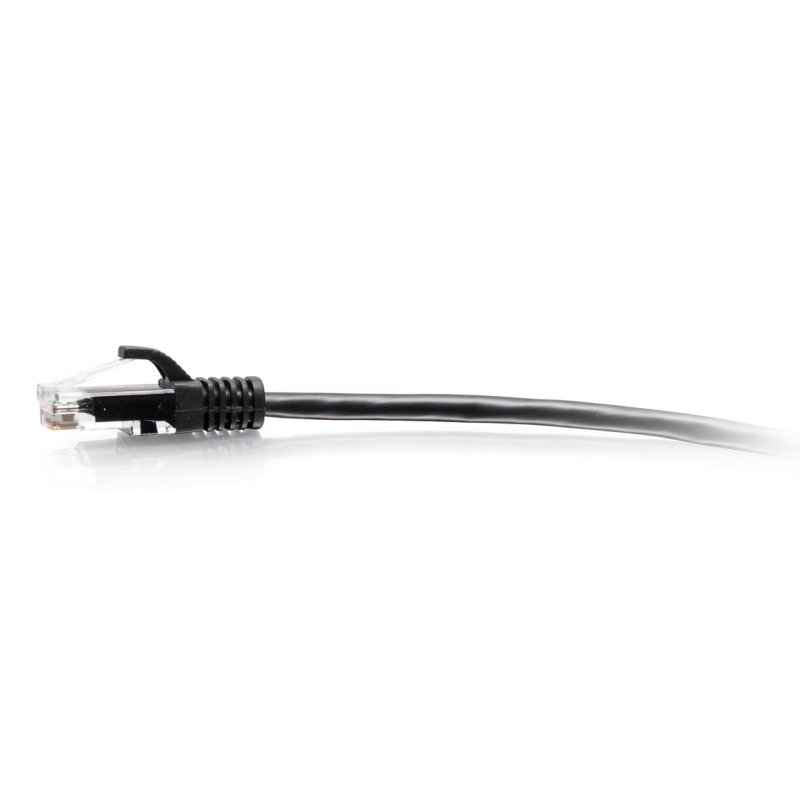 20FT6.1M CAT6A SLIM PATCH 28AWG BLACK