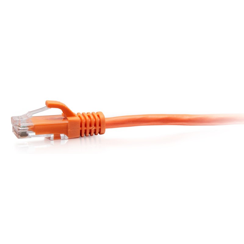 1FT/0.3M CAT6A SLIM PATCH 28AWG ORANGE