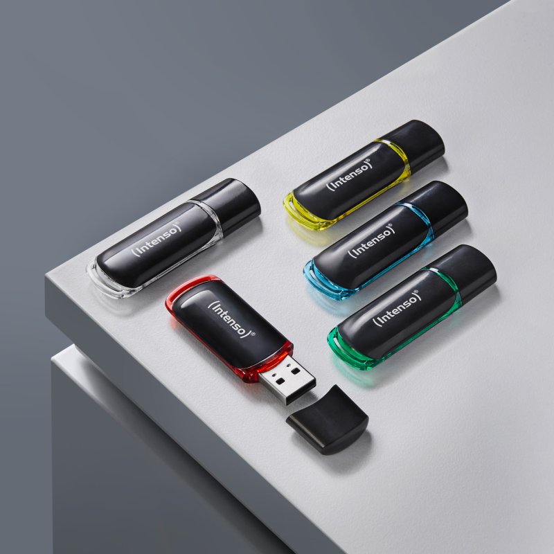 Intenso 3511585 USB flash drive 32 GB USB Type-A 2.0 Black, Red, Green, Transparent, Yellow, Blue