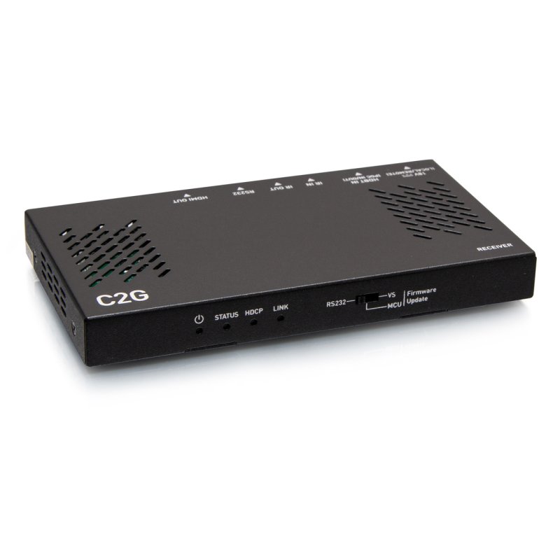 C2G HDMI Ultra-Slim HDBaseT RS232 And IR Over Cat Extender Box Receiver - 4K 60Hz