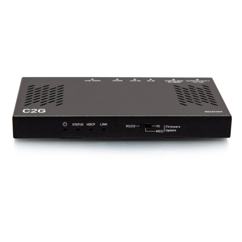 C2G HDMI Ultra-Slim HDBaseT RS232 And IR Over Cat Extender Box Receiver - 4K 60Hz