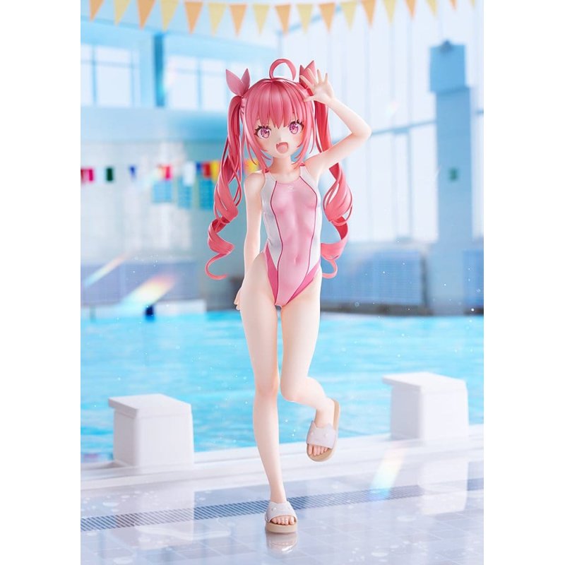 Original Character Swimsuit Silhouette PVC Figure 1/7 Watora Swimsuit Ver. design Kani biimu 23 cm