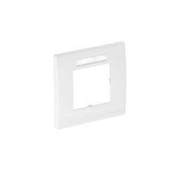 OBO AR45-BF1 RW Abdeckrahmen Modul 45 1fach 84x84mm PC rws RAL9010 6119332