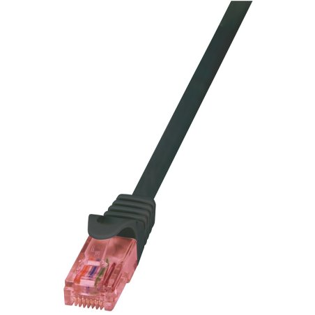 Patch Cable Cat.6 U/UTP BC black, 5,00m PrimeLine
