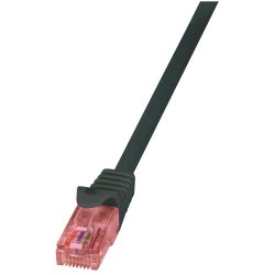 Patch Cable Cat.6 U/UTP BC black, 7,50m PrimeLine