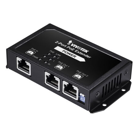 VIVOTEK AP-FXC-0210 Prolong. PoE 2 ports 1x FE In,2x FE Out,Indoor