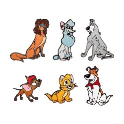 Loungefly Disney Oliver And Company Mystery Blind Box Enamel Pin assorted