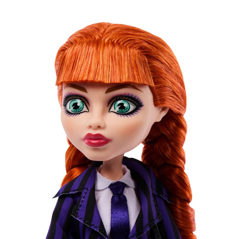 Monster High x Mercredi-Poupée Agnes DeMille-uniforme violet