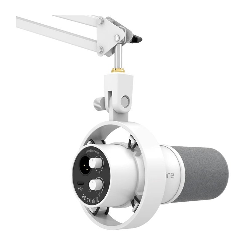 Fifine K688CT Dynamic Microphone (White)