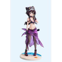 KonoSuba: An Explosion on This Wonderful World! statuette 1/7 Megumin Chomusuke Swimsuit Ver. 22 cm