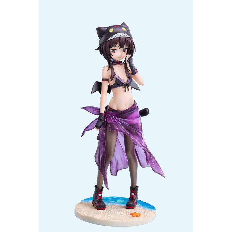 KonoSuba: An Explosion on This Wonderful World! statuette 1/7 Megumin Chomusuke Swimsuit Ver. 22 cm