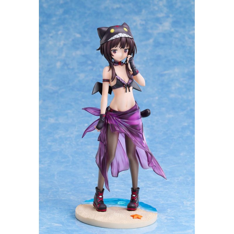 KonoSuba: An Explosion on This Wonderful World! statuette 1/7 Megumin Chomusuke Swimsuit Ver. 22 cm