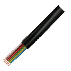 LogiLink CM06 câble de téléphone 100 m Noir