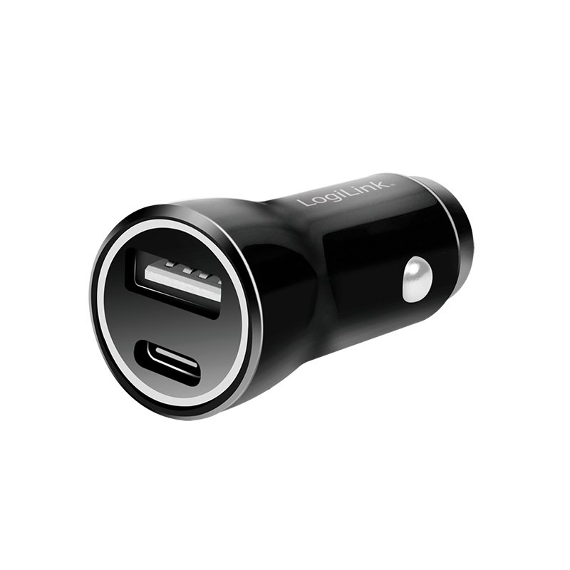 LogiLink PA0300 mobile device charger Universal Black AC, Cigar lighter Fast charging Auto, Indoor