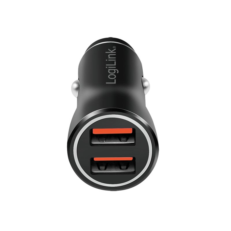 LogiLink PA0285 chargeur d'appareils mobiles Universel Noir Allume-cigare Charge rapide Auto
