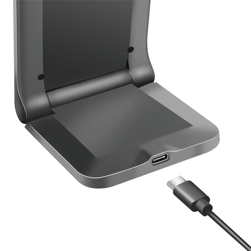 LogiLink PA0315RF mobile device charger Smartphone Black USB Wireless charging Fast charging Indoor