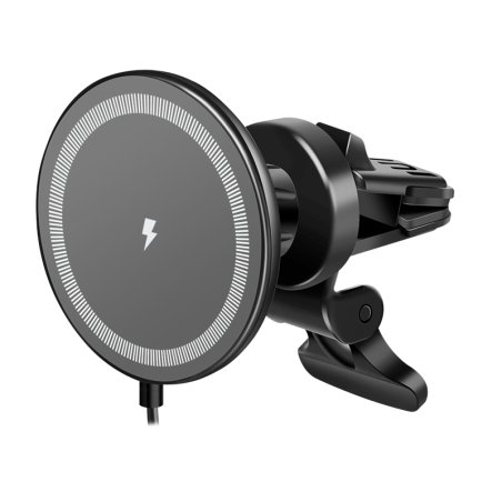 Logilink Wireless Car Charger w/ smartphone mount 15W, round shape
