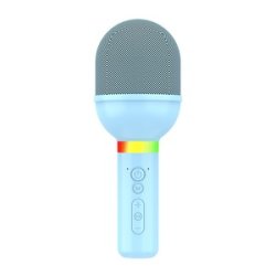 MICROPHONE SANS FIL KARAOKE BLEU