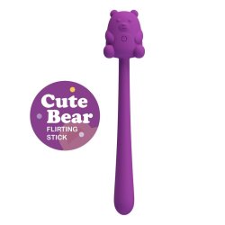 Pretty Love Cute Bear Flirting Stick with 7 Vibration Functions - Magnetic USB Charging