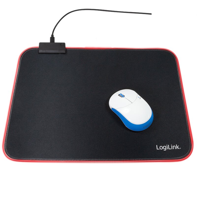 Mouse Pad, Gaming, with RGB LED, 350x260x3mm, Soft