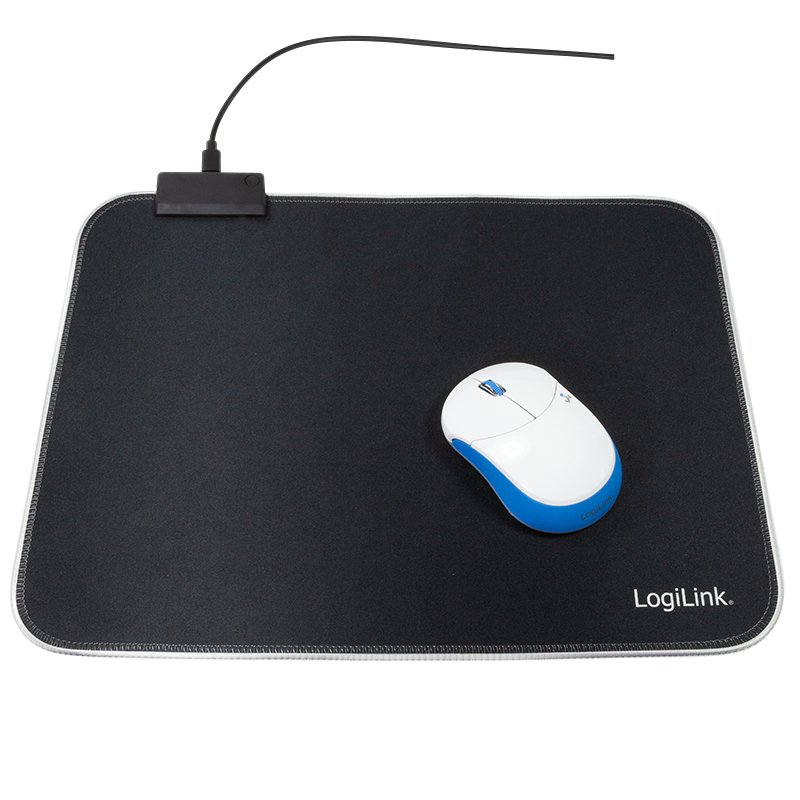 Mouse Pad, Gaming, with RGB LED, 350x260x3mm, Soft