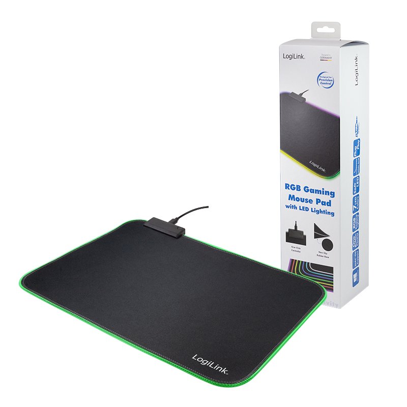 LogiLink ID0183 tapis de souris Tapis de souris de jeu Noir