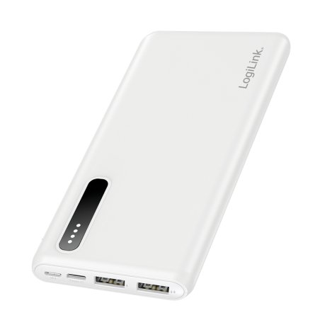 LogiLink PA0311W banque d'alimentation électrique 8000 mAh Blanc