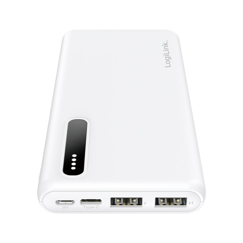LogiLink PA0311W banque d'alimentation électrique 8000 mAh Blanc