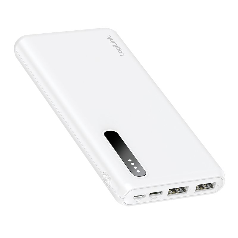 LogiLink PA0311W banque d'alimentation électrique 8000 mAh Blanc