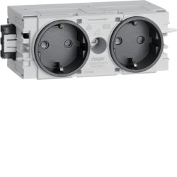 Hager GS20009011 prise de courant Graphite