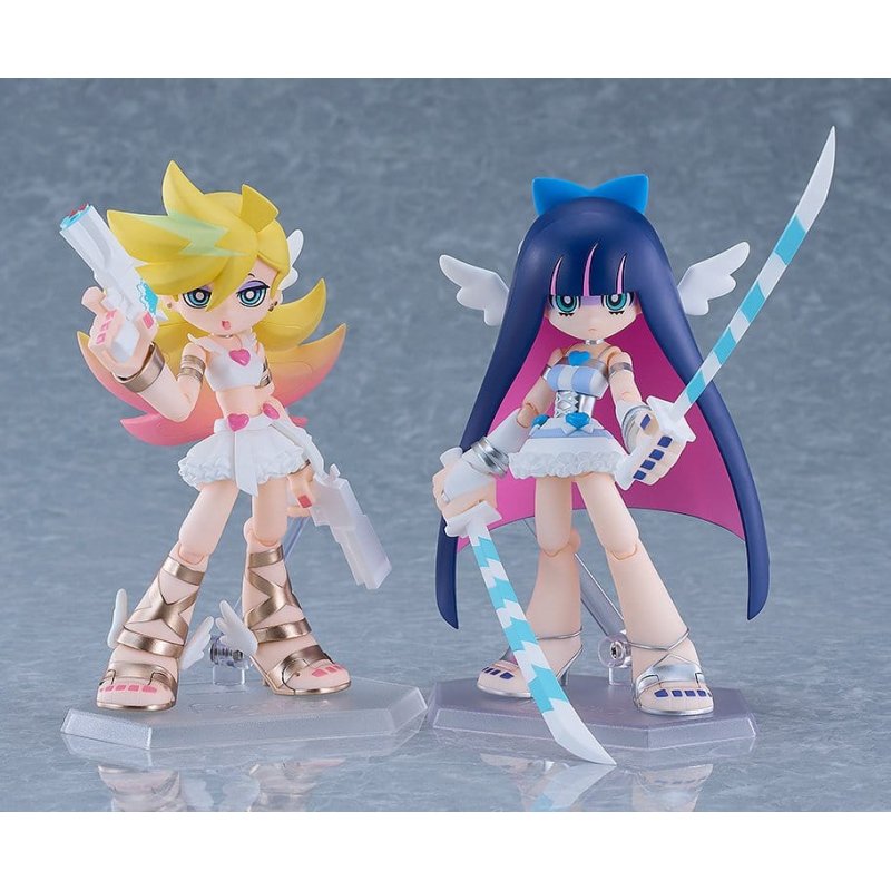 New Panty & Stocking with Garterbelt Figma Action Figures 2-Pack Panty & Stocking: Angel ver. 12 cm
