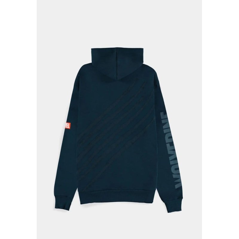 Marvel Hooded Sweater Wolverine Blue Size L