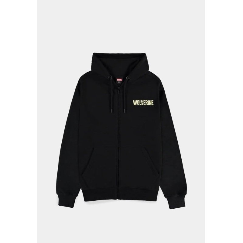 Marvel Zipper Hoodie Wolverine Black Size XXL