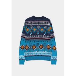 Sesame Street Christmas Sweater Cookie Monster Size M