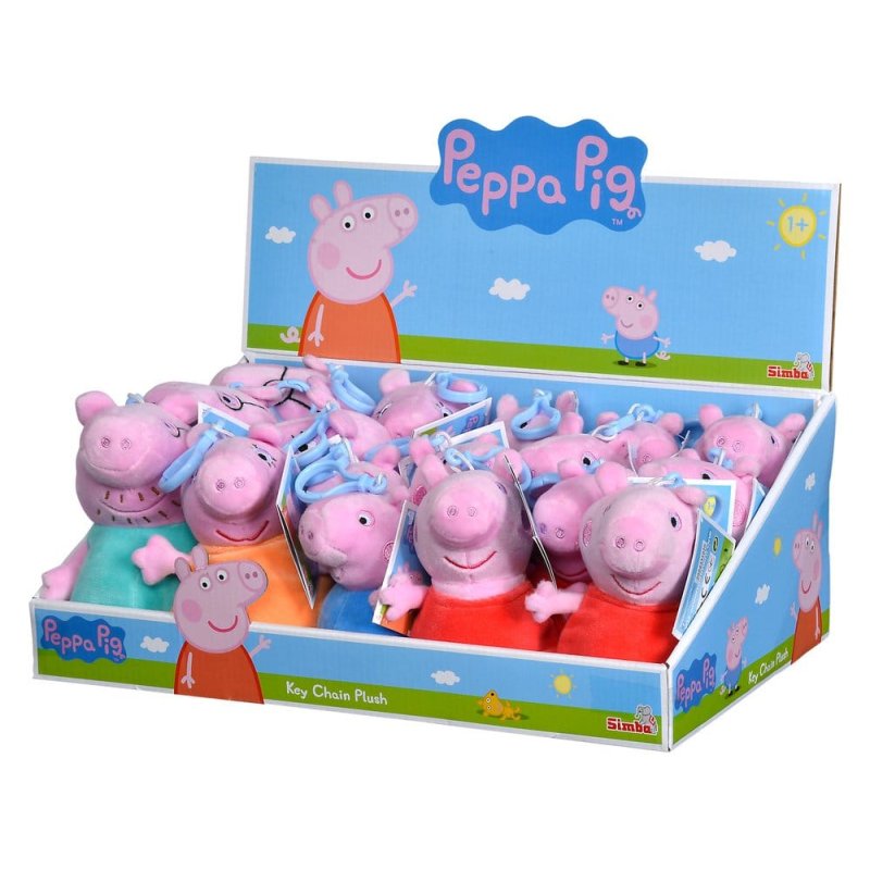 Peppa Pig Plush Keychain Display (18)
