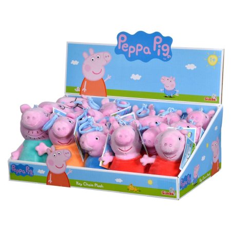 Peppa Pig Plush Keychain Display (18)