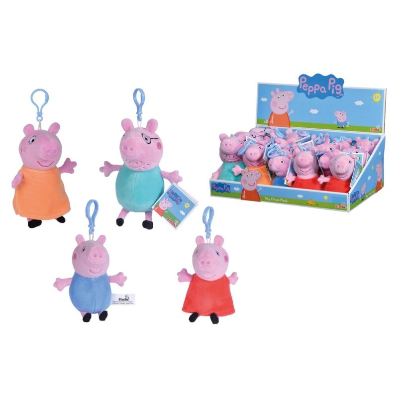 Peppa Pig Plush Keychain Display (18)