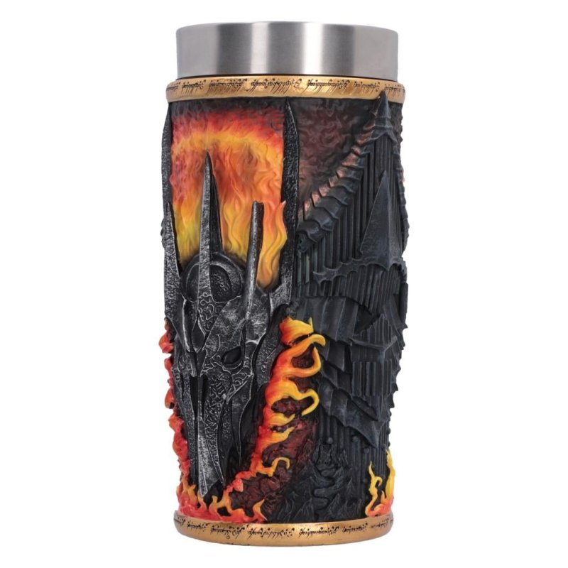 LE SEIGNEUR DES ANNEAUX - Sauron - Verre de collection 20cm