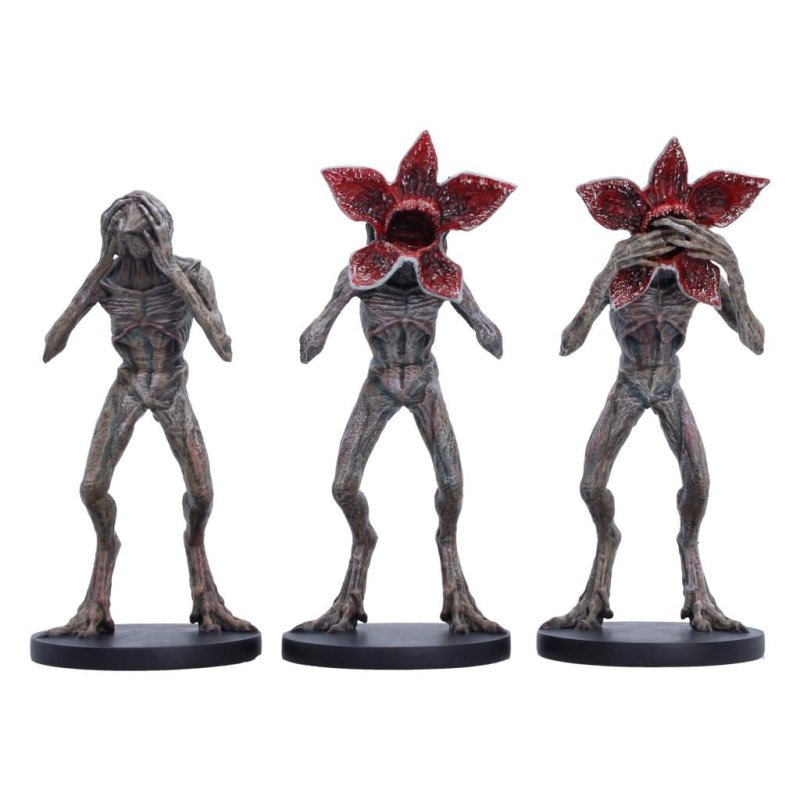 STRANGER THINGS - Three Wise Demogorgons - Set 3 Statuette