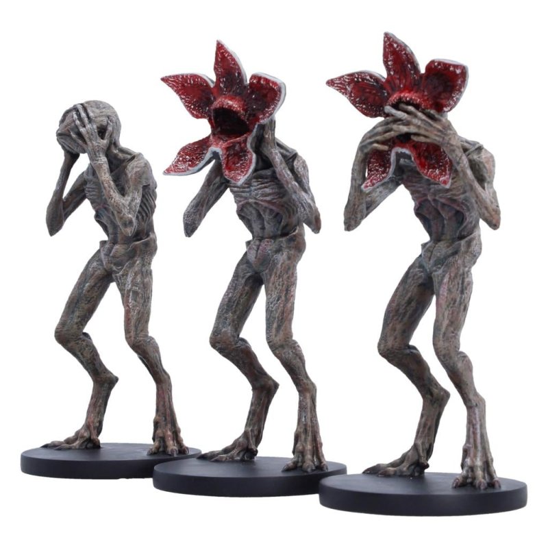 STRANGER THINGS - Three Wise Demogorgons - Set 3 Statuette