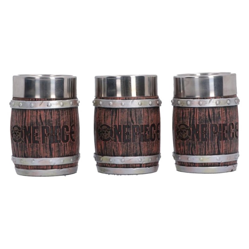 ONE PIECE - Barrel - Set de 3 verres à shots