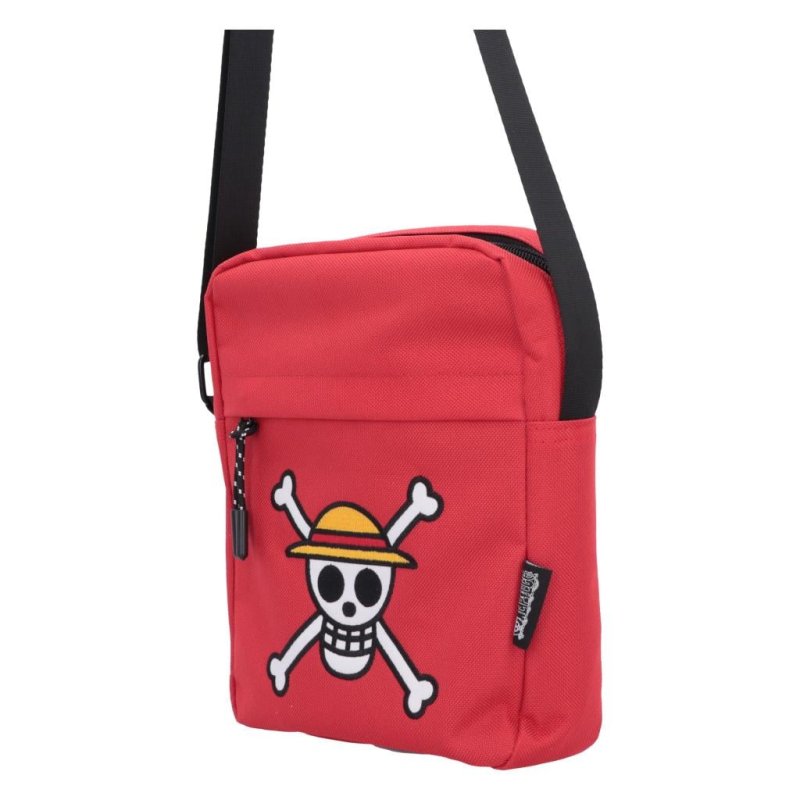 ONE PIECE - Luffy Jolly Roger - Sac bandoulière Rouge