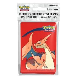 Ultra Pro - Pokémon JCC - Pochettes de protection de deck Méga-Dracaufeu Y 65 pcs (66 x 91 mm)