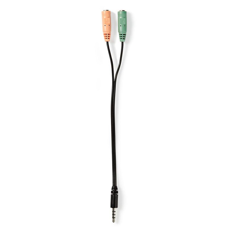 Nedis MICCJ105BK microphone Black, Chrome Clip-on microphone